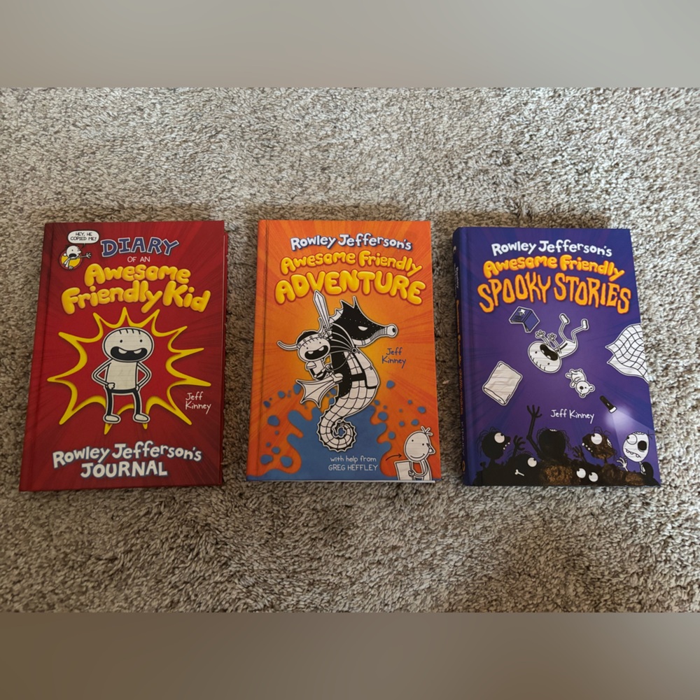 Diary of a Friendly Awesome Kid Hardback 3 Set